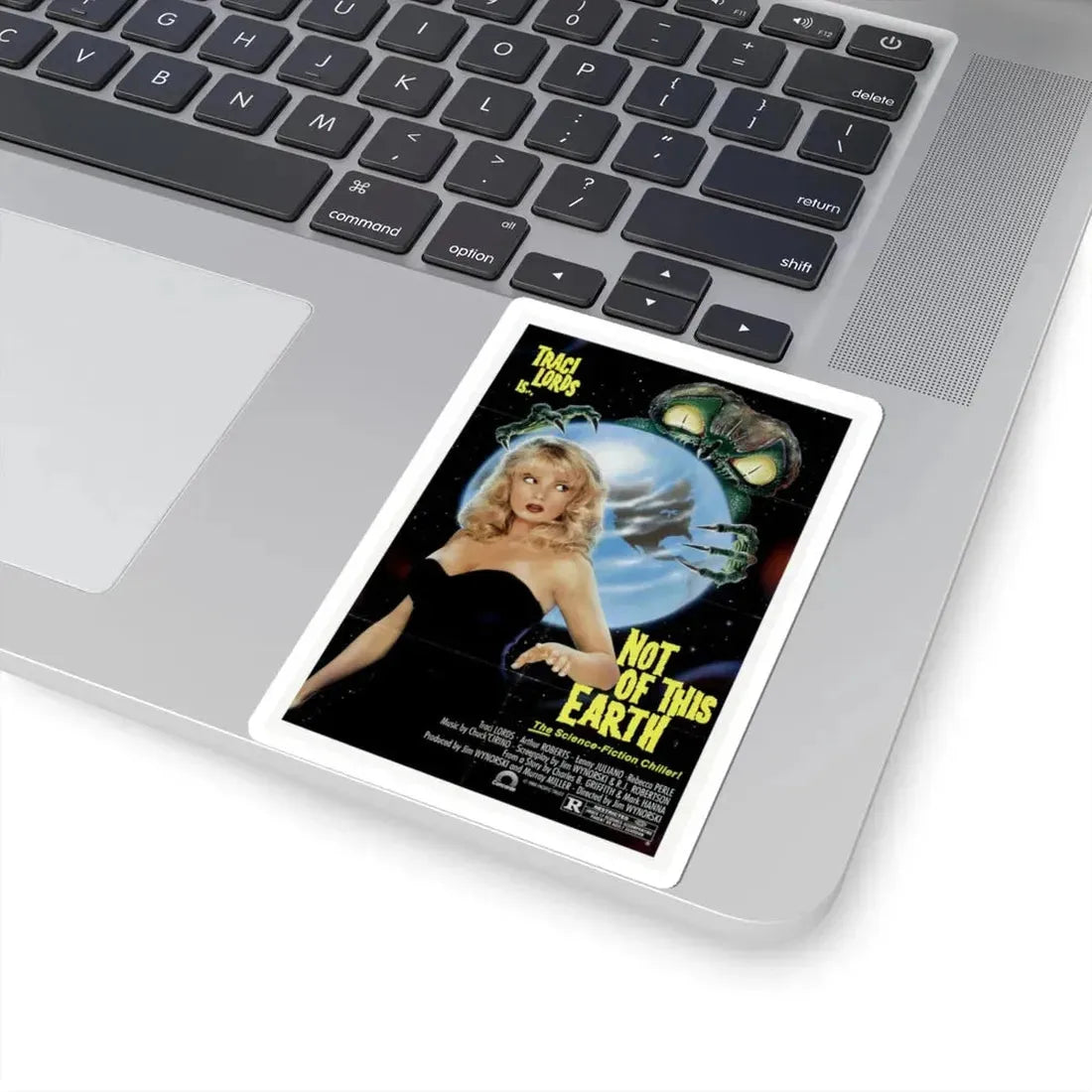 Not of This Earth 1988 Movie Poster - STICKER Vinyl Kiss-Cut Decal - The Sticker Space