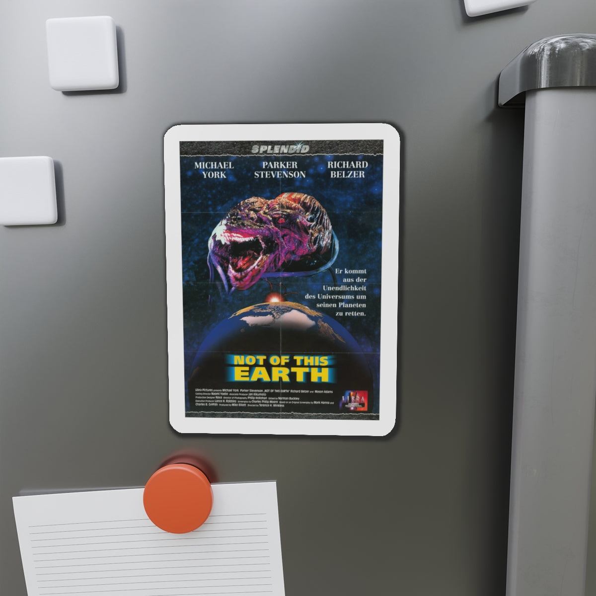 NOT OF THIS EARTH 1995 Movie Poster - Refrigerator Magnet-The Sticker Space