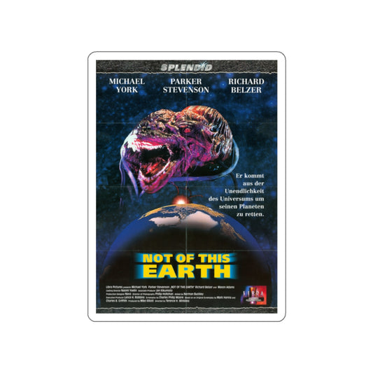 NOT OF THIS EARTH 1995 Movie Poster STICKER Vinyl Die-Cut Decal-White-The Sticker Space