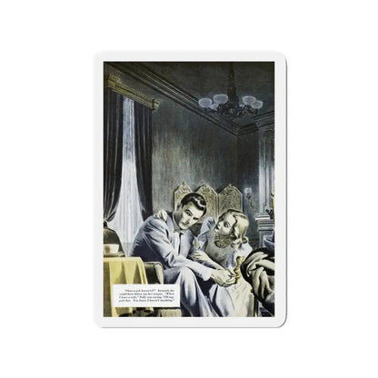 Not To Be Alone (Pt. 1-2), Redbook, February 1948 (Magazine Illustration) Refrigerator Magnet - The Sticker Space