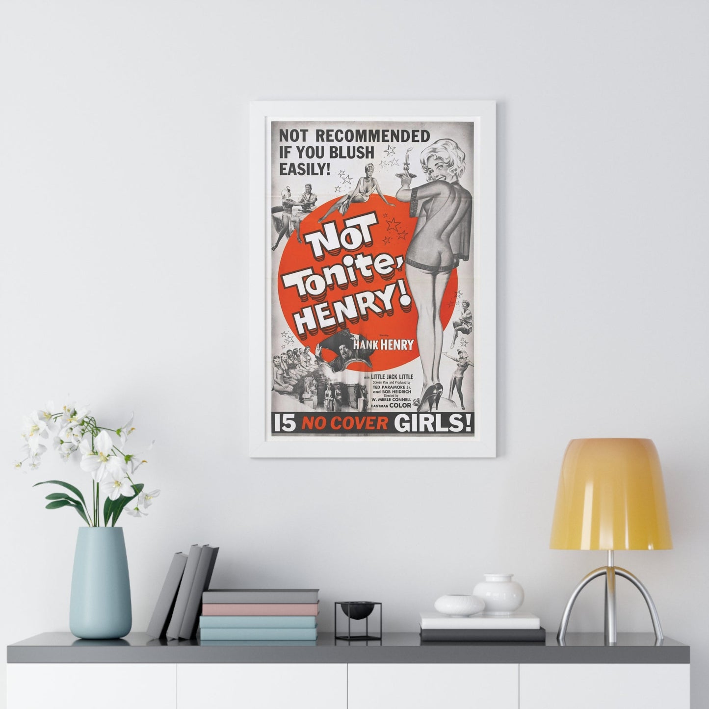 NOT TONITE, HENRY! 1960 - Framed Movie Poster-The Sticker Space