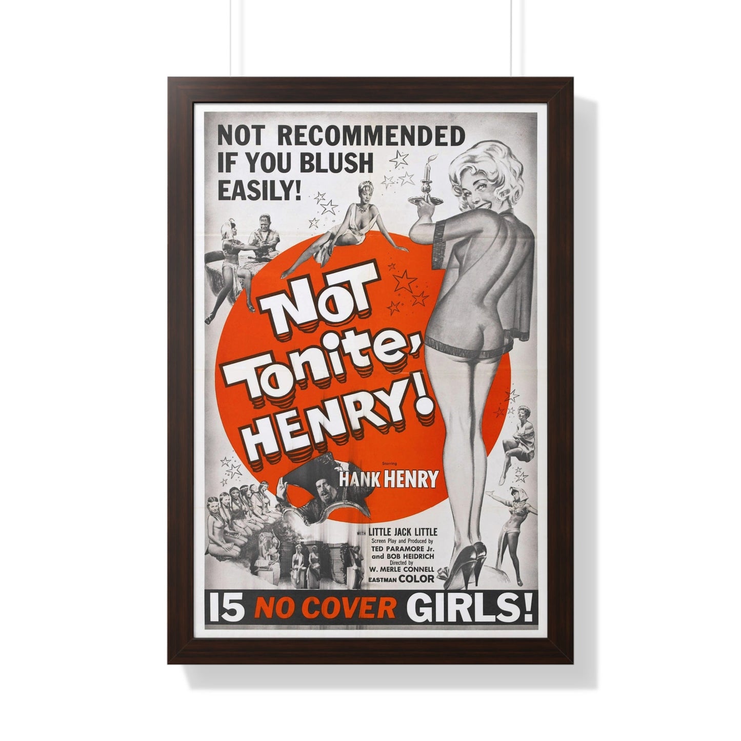 NOT TONITE, HENRY! 1960 - Framed Movie Poster-20" x 30"-The Sticker Space