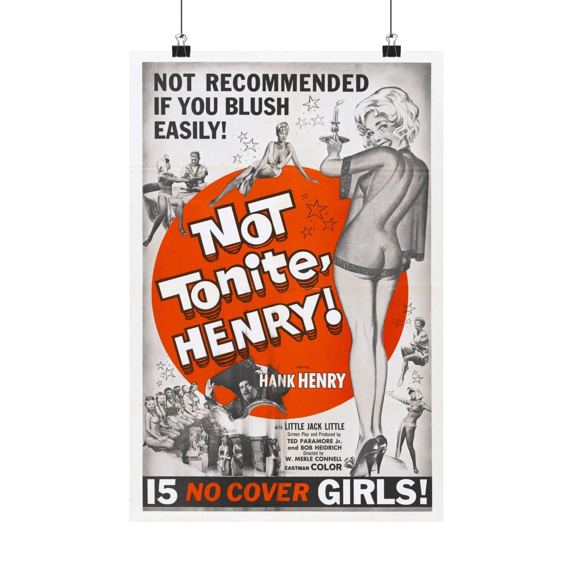 NOT TONITE, HENRY! 1960 - Paper Movie Poster-12″ x 18″-The Sticker Space