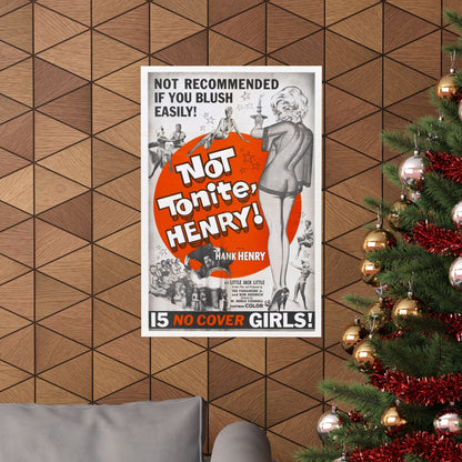 NOT TONITE, HENRY! 1960 - Paper Movie Poster-The Sticker Space