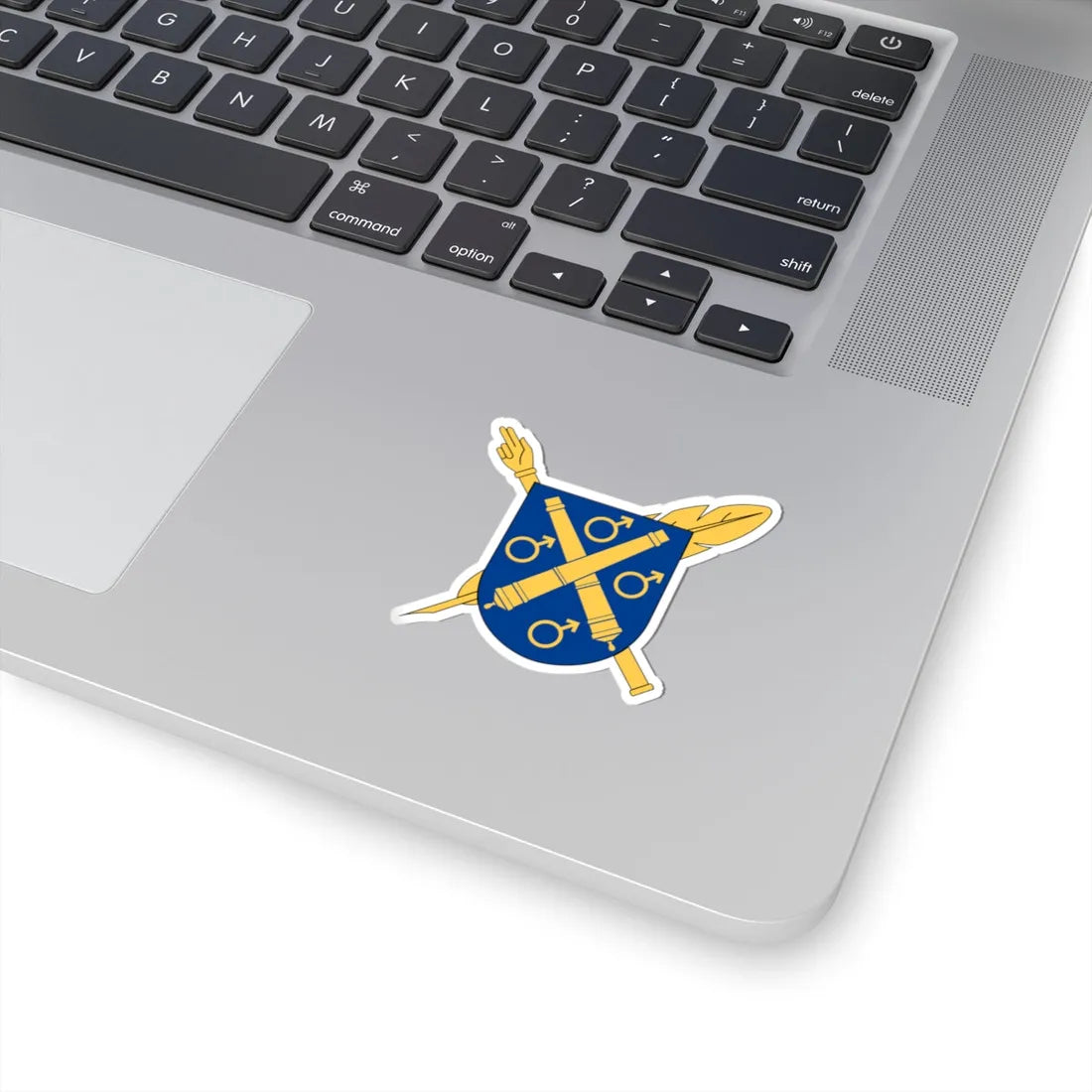 Notarius Publicus Karlskoga vapen (Sweden) (Coat of Arms) STICKER Vinyl Kiss-Cut Decal - The Sticker Space
