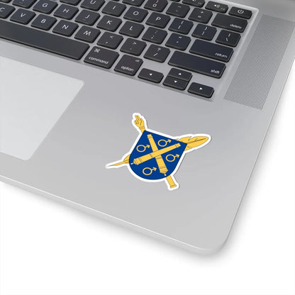 Notarius Publicus Karlskoga vapen (Sweden) (Coat of Arms) STICKER Vinyl Kiss-Cut Decal - The Sticker Space