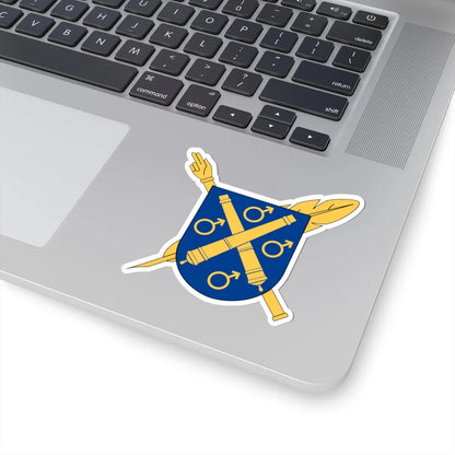 Notarius Publicus Karlskoga vapen (Sweden) (Coat of Arms) STICKER Vinyl Kiss-Cut Decal - The Sticker Space