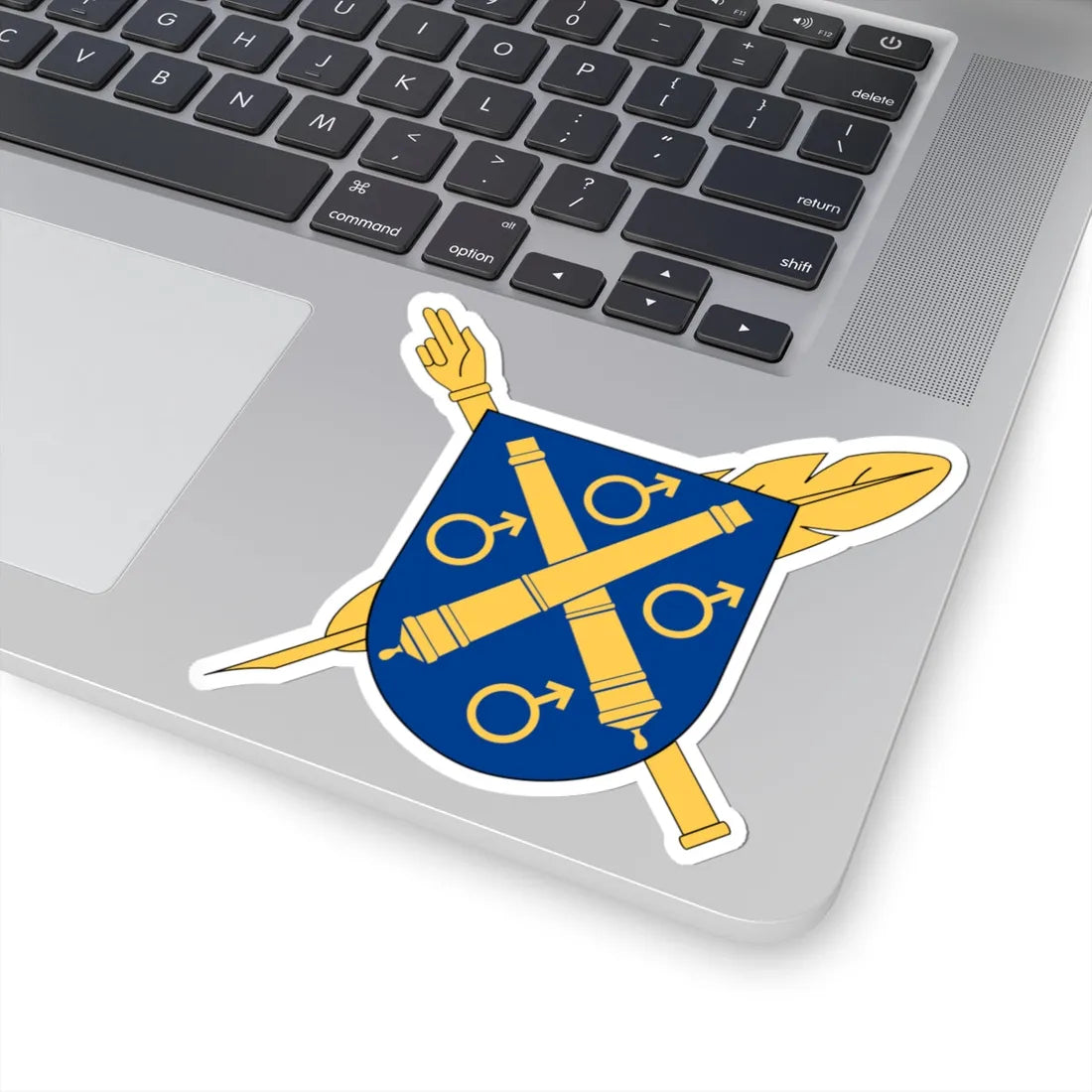 Notarius Publicus Karlskoga vapen (Sweden) (Coat of Arms) STICKER Vinyl Kiss-Cut Decal - The Sticker Space