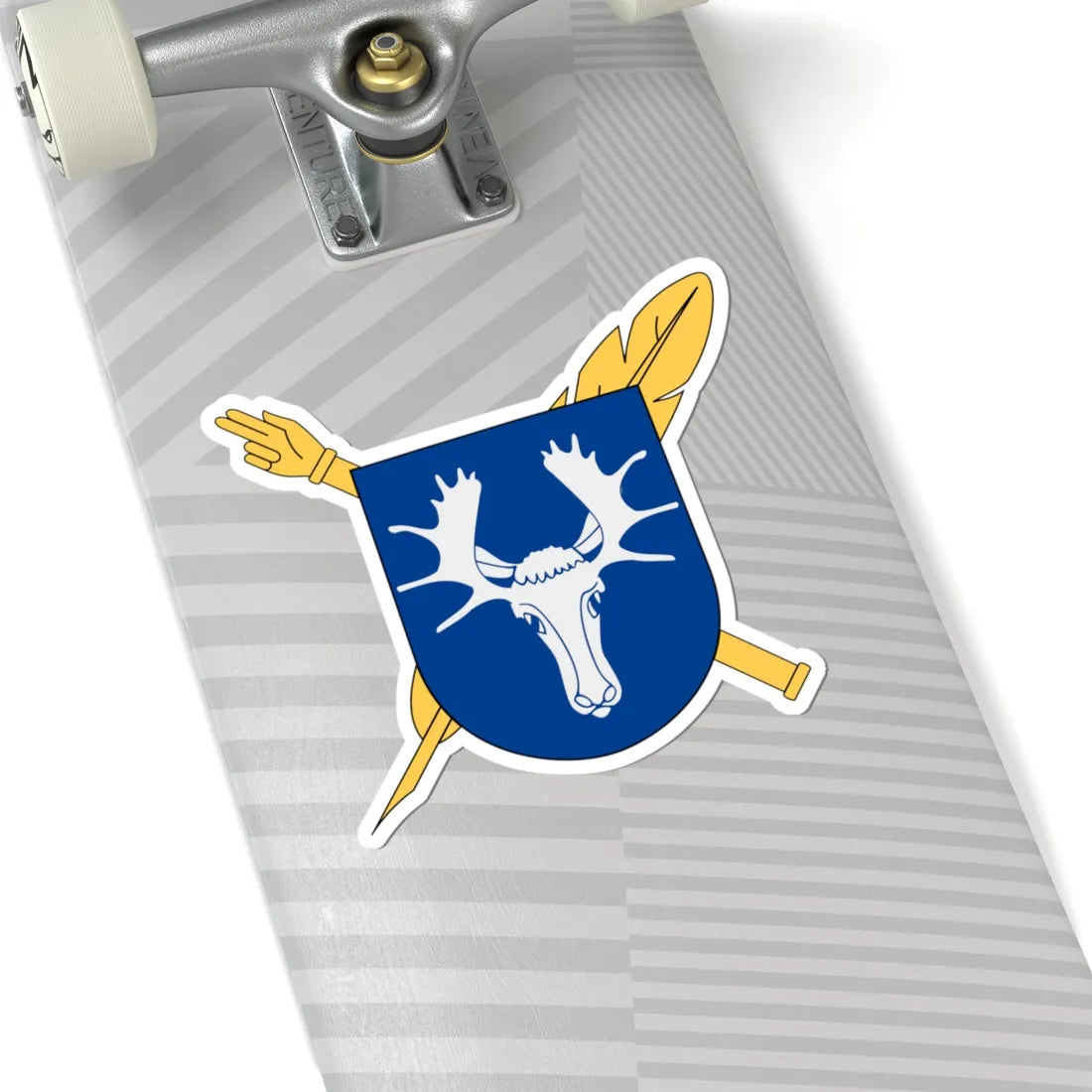 Notarius Publicus Östersund vapen (Sweden) (Coat of Arms) STICKER Vinyl Kiss-Cut Decal - The Sticker Space