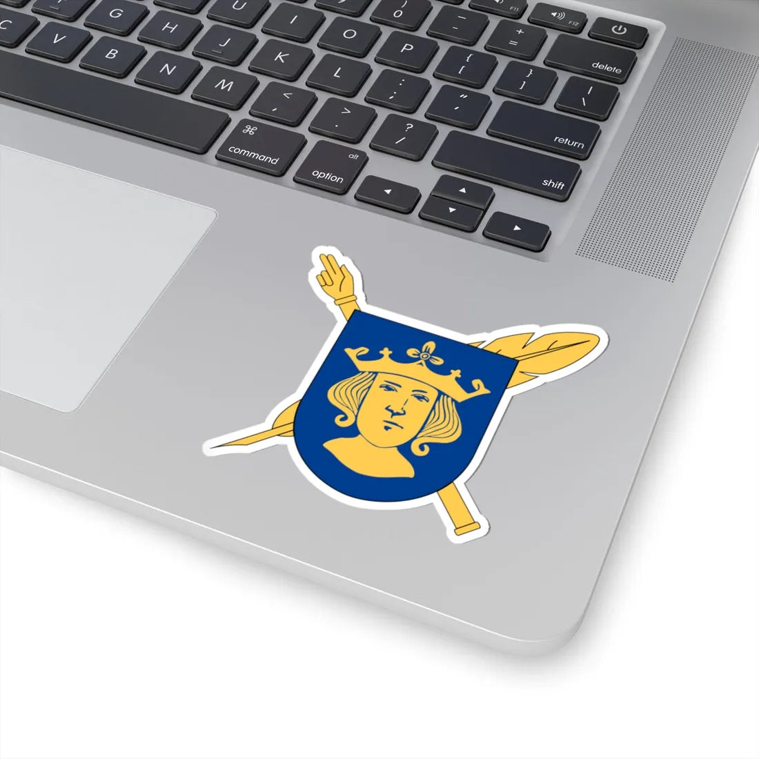Notarius Publicus Stockholm vapen (Sweden) (Coat of Arms) STICKER Vinyl Kiss-Cut Decal - The Sticker Space