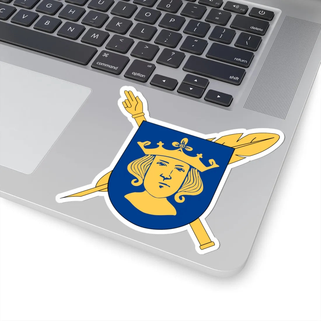 Notarius Publicus Stockholm vapen (Sweden) (Coat of Arms) STICKER Vinyl Kiss-Cut Decal - The Sticker Space