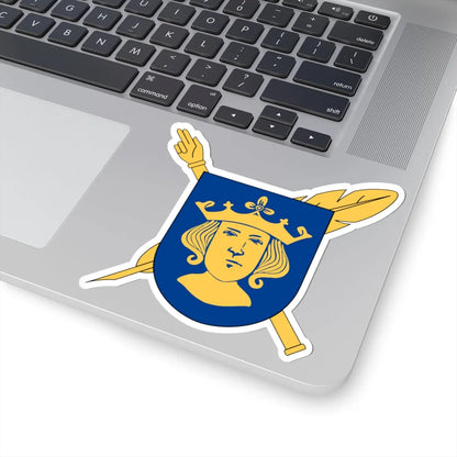 Notarius Publicus Stockholm vapen (Sweden) (Coat of Arms) STICKER Vinyl Kiss-Cut Decal - The Sticker Space