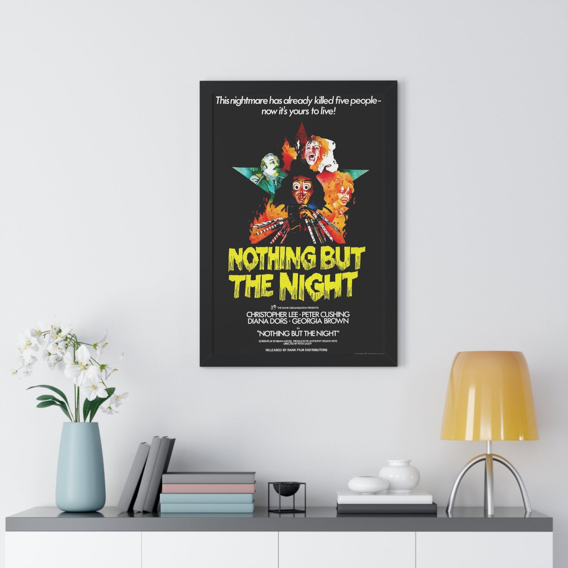 NOTHING BUT THE NIGHT 1973 - Framed Movie Poster-The Sticker Space