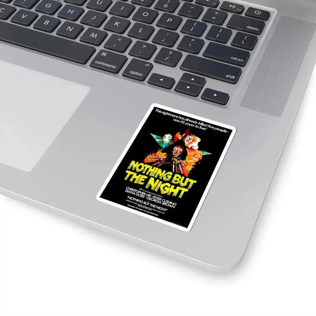 NOTHING BUT THE NIGHT 1973 Movie Poster - STICKER Vinyl Kiss-Cut Decal - The Sticker Space