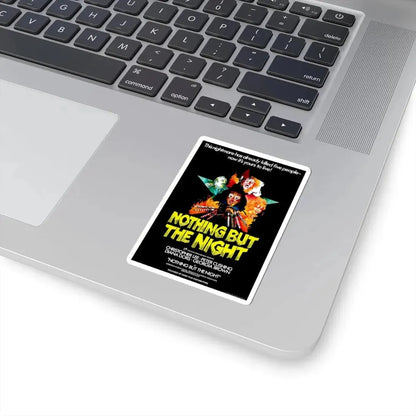 NOTHING BUT THE NIGHT 1973 Movie Poster - STICKER Vinyl Kiss-Cut Decal - The Sticker Space