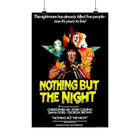 NOTHING BUT THE NIGHT 1973 - Paper Movie Poster 12″ x 18″ Matte - The Sticker Space