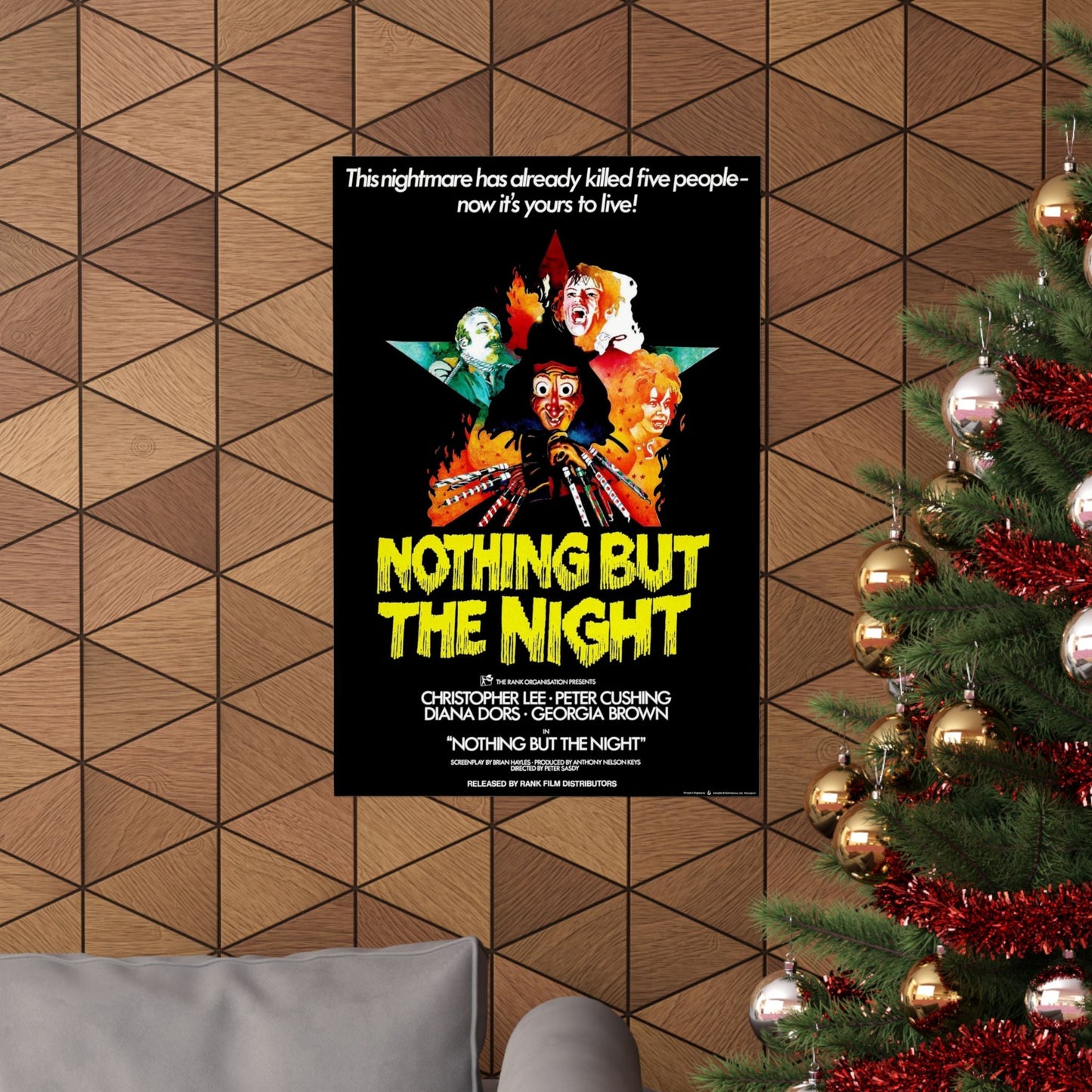 NOTHING BUT THE NIGHT 1973 - Paper Movie Poster-The Sticker Space