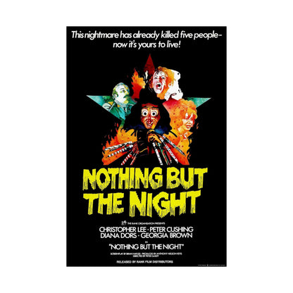 NOTHING BUT THE NIGHT 1973 - Paper Movie Poster-The Sticker Space