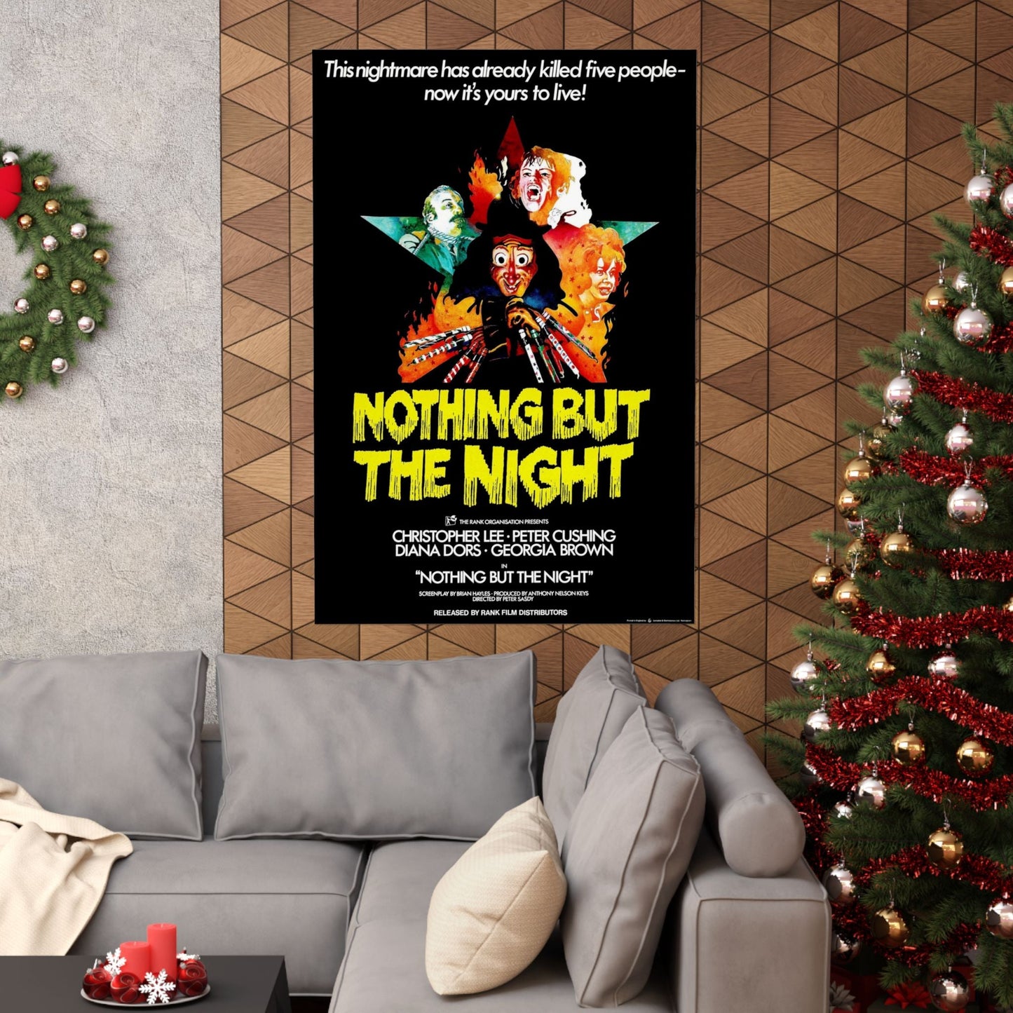 NOTHING BUT THE NIGHT 1973 - Paper Movie Poster-The Sticker Space