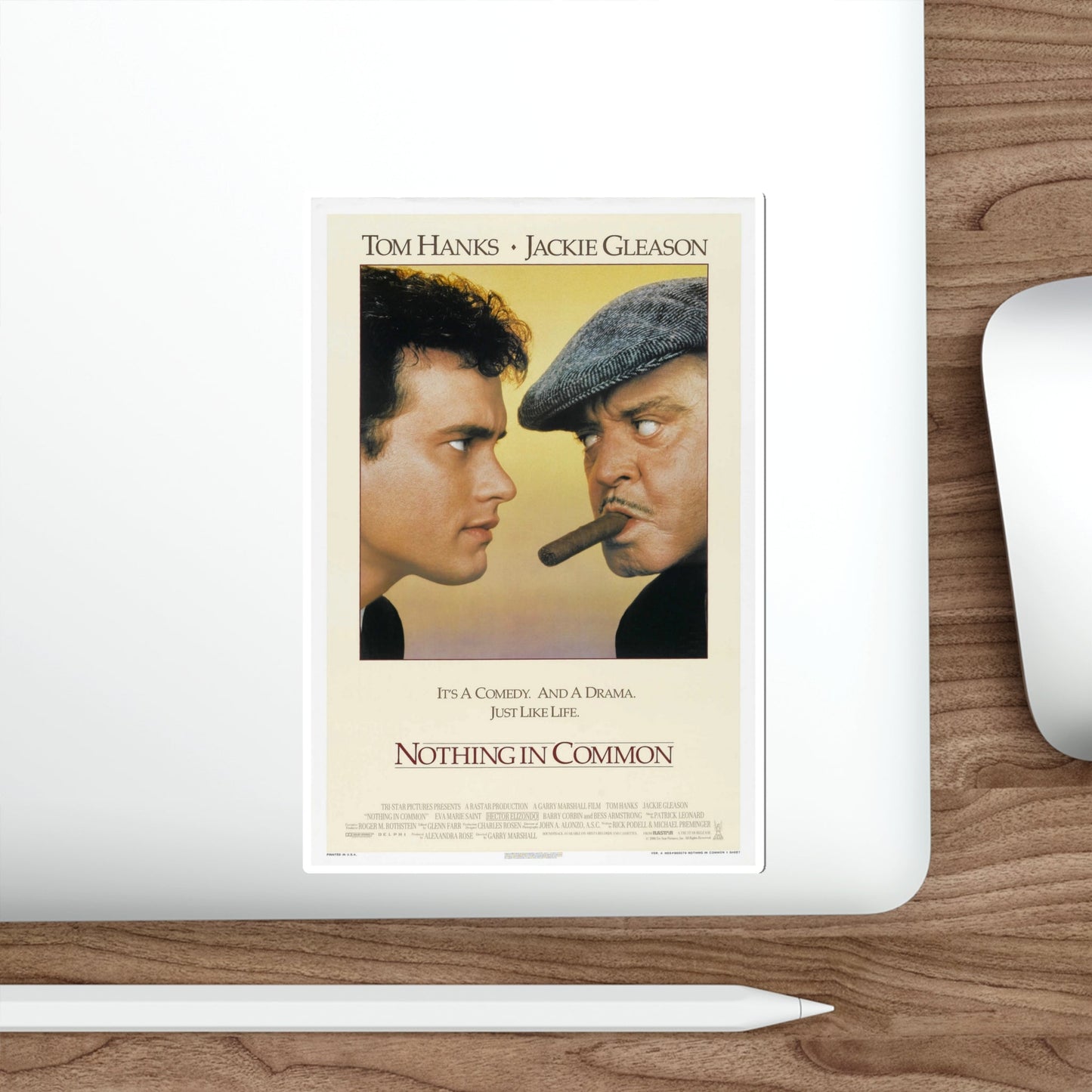 Nothing in Common 1986 Movie Poster STICKER Vinyl Die-Cut Decal-The Sticker Space