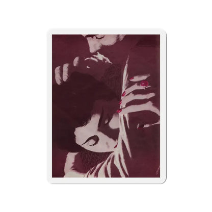 Nothing Must Change (2), Redbook, June 1951 (Magazine Illustration) Refrigerator Magnet 3 Inch - The Sticker Space