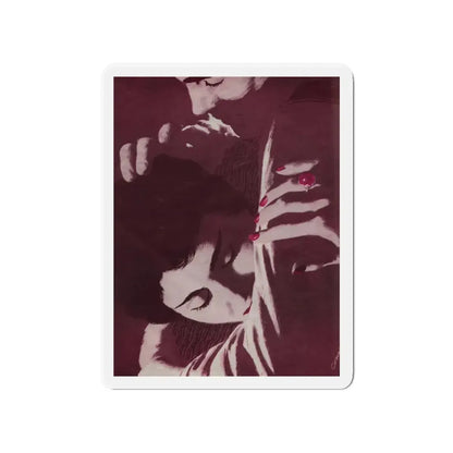 Nothing Must Change (2), Redbook, June 1951 (Magazine Illustration) Refrigerator Magnet 4 Inch - The Sticker Space