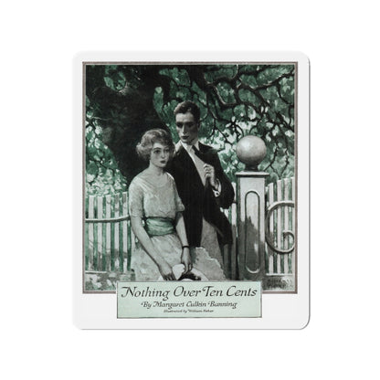 Nothing Over Ten Cents, McCalls magazine, January 1923 (Magazine Illustration) Refrigerator Magnet-3" x 3"-The Sticker Space