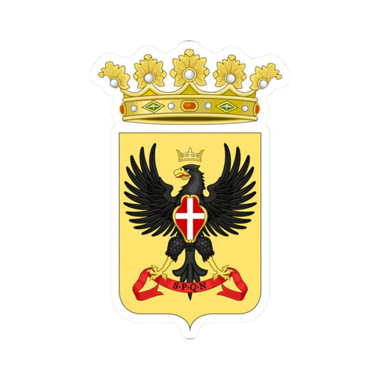 Noto-Stemma (Italy) (Coat of Arms) STICKER Vinyl Kiss-Cut Decal 2 Inch White - The Sticker Space