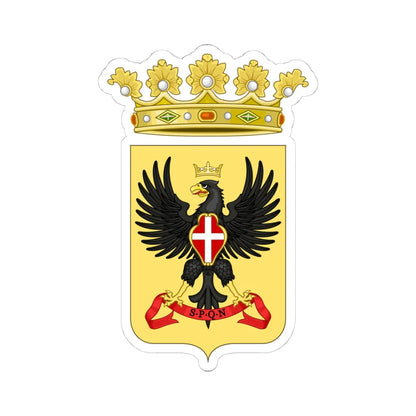 Noto-Stemma (Italy) (Coat of Arms) STICKER Vinyl Kiss-Cut Decal 4 Inch White - The Sticker Space