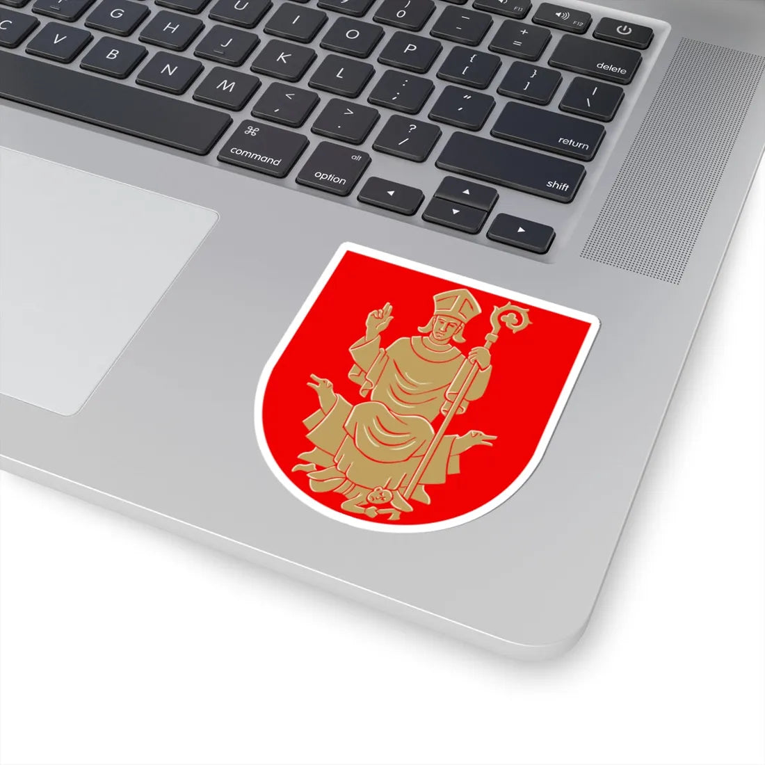Nousiainen.vaakuna (Finland) (Coat of Arms) STICKER Vinyl Kiss-Cut Decal - The Sticker Space