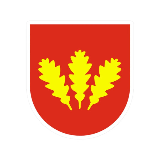 Nova Dubnica Erb (Slovakia) (Coat of Arms) STICKER Vinyl Kiss-Cut Decal 2 Inch White - The Sticker Space