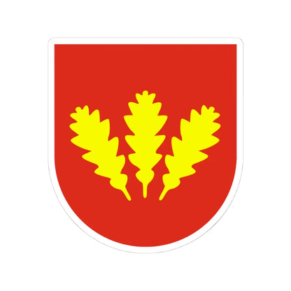 Nova Dubnica Erb (Slovakia) (Coat of Arms) STICKER Vinyl Kiss-Cut Decal 4 Inch White - The Sticker Space