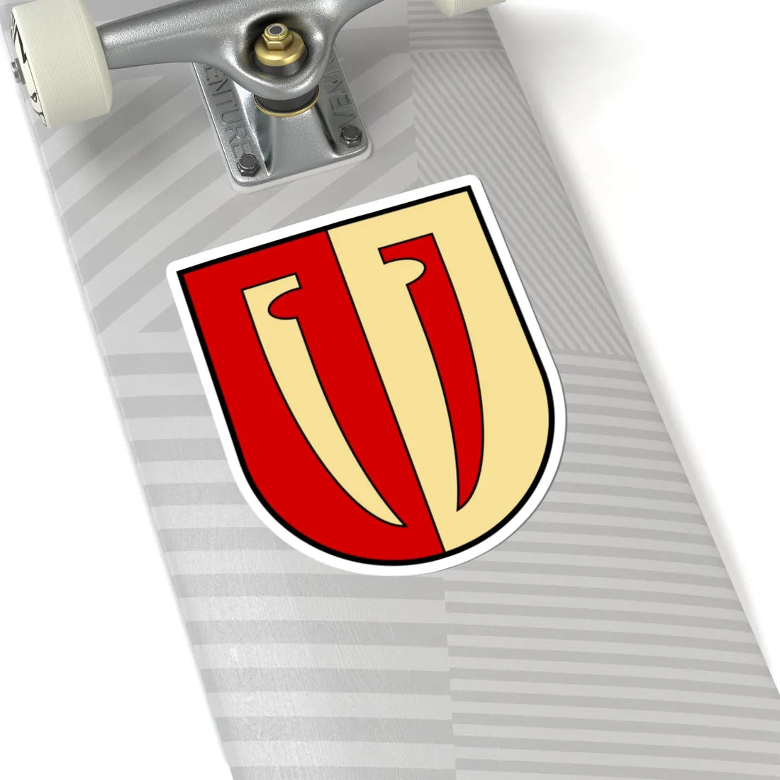 Nove Misto Staryi Sambir Raion coat of arms (Ukraine) (Coat of Arms) STICKER Vinyl Kiss-Cut Decal - The Sticker Space