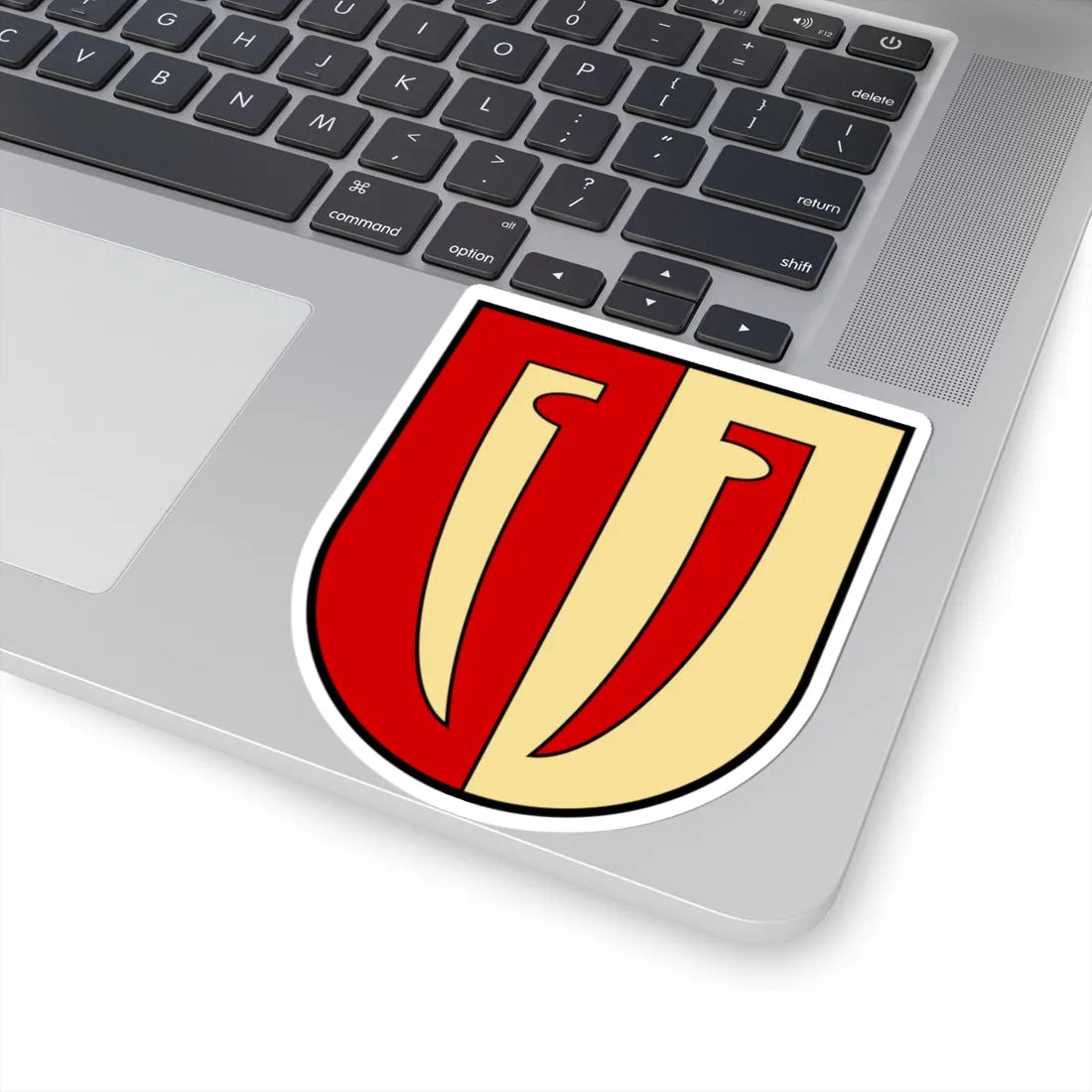 Nove Misto Staryi Sambir Raion coat of arms (Ukraine) (Coat of Arms) STICKER Vinyl Kiss-Cut Decal - The Sticker Space