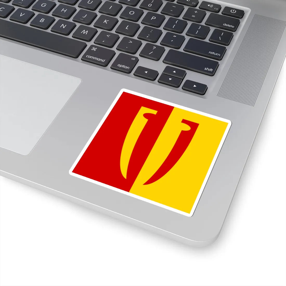 Nove Misto Staryi Sambir Raion flag (Ukraine) STICKER Vinyl Kiss-Cut Decal - The Sticker Space