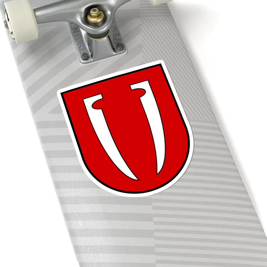 Nove Misto Staryi Sambir Raion old coat of arms (Ukraine) (Coat of Arms) STICKER Vinyl Kiss-Cut Decal - The Sticker Space