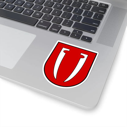 Nove Misto Staryi Sambir Raion old coat of arms (Ukraine) (Coat of Arms) STICKER Vinyl Kiss-Cut Decal - The Sticker Space