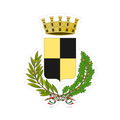 Novellara-Stemma (Italy) (Coat of Arms) STICKER Vinyl Kiss-Cut Decal 3 Inch White - The Sticker Space