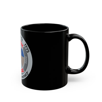 November 10th 1775 230th Anniversary (USMC) Black Coffee Mug-The Sticker Space