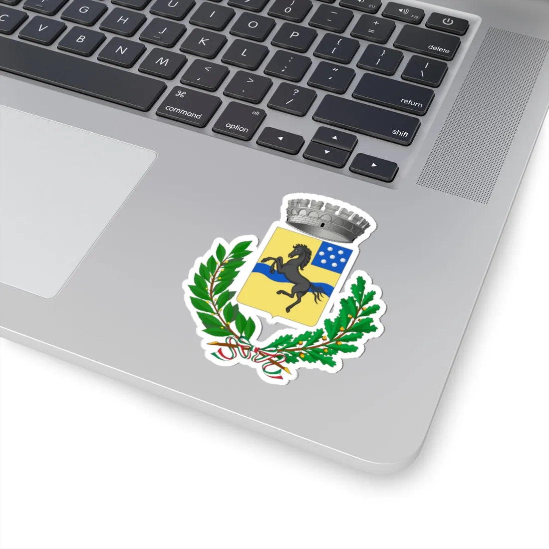 Noventa di Piave-Stemma (Italy) (Coat of Arms) STICKER Vinyl Kiss-Cut Decal - The Sticker Space