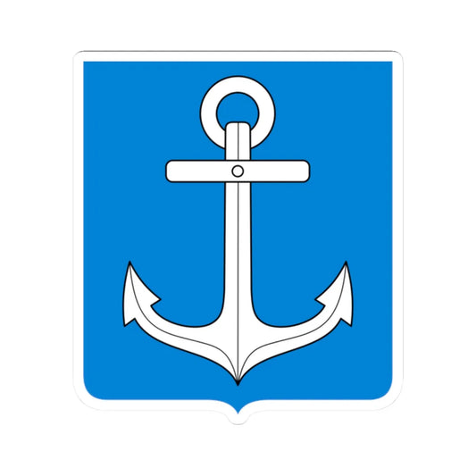 Novgorod Republic Anchor Shield (Russia) (Coat of Arms) STICKER Vinyl Kiss-Cut Decal 2 Inch White - The Sticker Space