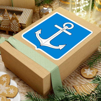 Novgorod Republic Anchor Shield (Russia) (Coat of Arms) STICKER Vinyl Kiss-Cut Decal - The Sticker Space