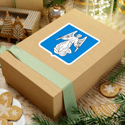 Novgorod Republic Angel Shield (Russia) (Coat of Arms) STICKER Vinyl Kiss-Cut Decal - The Sticker Space