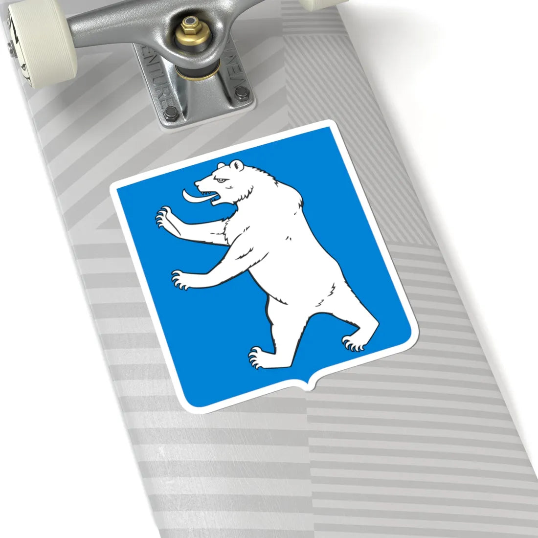 Novgorod Republic Bear Shield (Russia) (Coat of Arms) STICKER Vinyl Kiss-Cut Decal - The Sticker Space