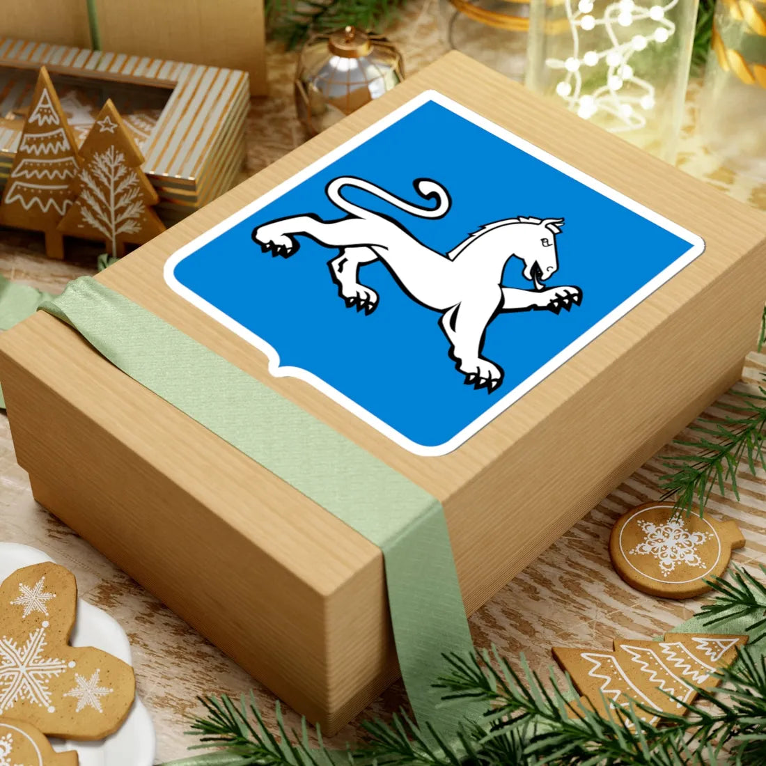 Novgorod Republic Beast Shield (Russia) (Coat of Arms) STICKER Vinyl Kiss-Cut Decal - The Sticker Space