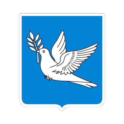 Novgorod Republic Peace Dove Shield (Russia) (Coat of Arms) STICKER Vinyl Kiss-Cut Decal 6 Inch White - The Sticker Space