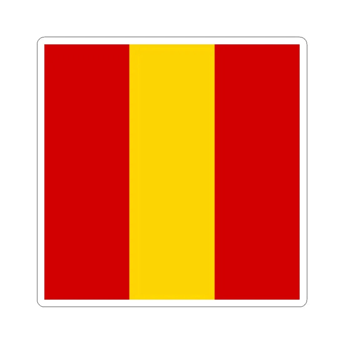 Novhorodka flag (Ukraine) STICKER Vinyl Kiss-Cut Decal 2 Inch White - The Sticker Space