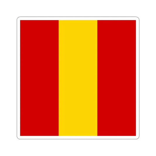 Novhorodka flag (Ukraine) STICKER Vinyl Kiss-Cut Decal 2 Inch White - The Sticker Space