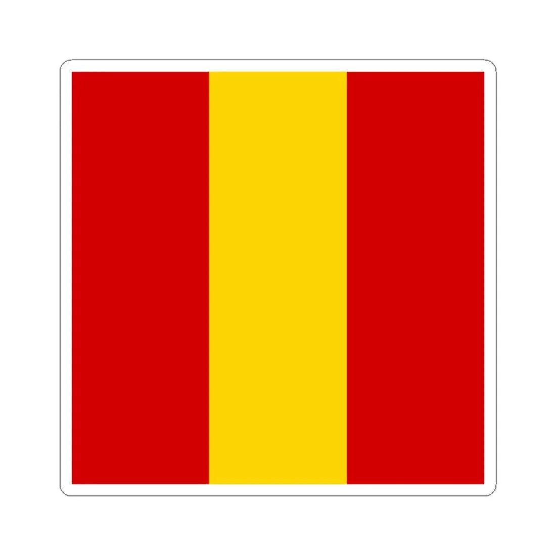 Novhorodka flag (Ukraine) STICKER Vinyl Kiss-Cut Decal 3 Inch White - The Sticker Space