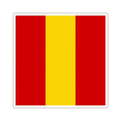 Novhorodka flag (Ukraine) STICKER Vinyl Kiss-Cut Decal 3 Inch White - The Sticker Space